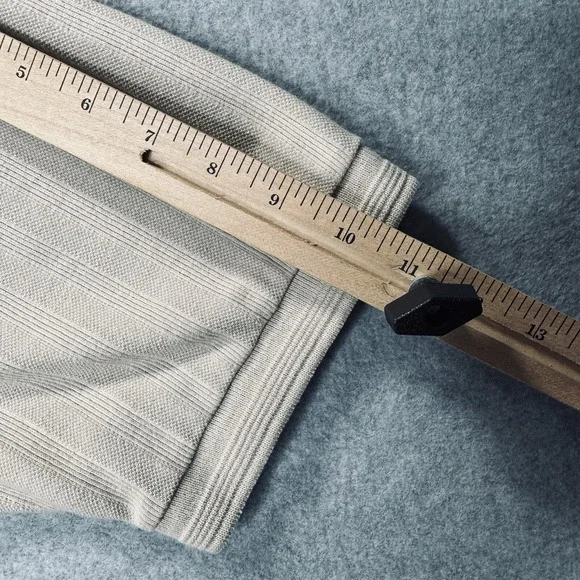 VTG Harley‎ Davidson Embroidered Polo Shirt Men's L Ribbed Tan Khaki Made in USA - Picture 9 of 9